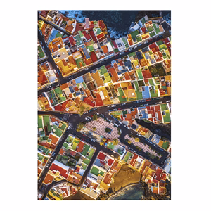 Falinaptár TOPTIMER T092 315x450mm álló World From Above 2026.