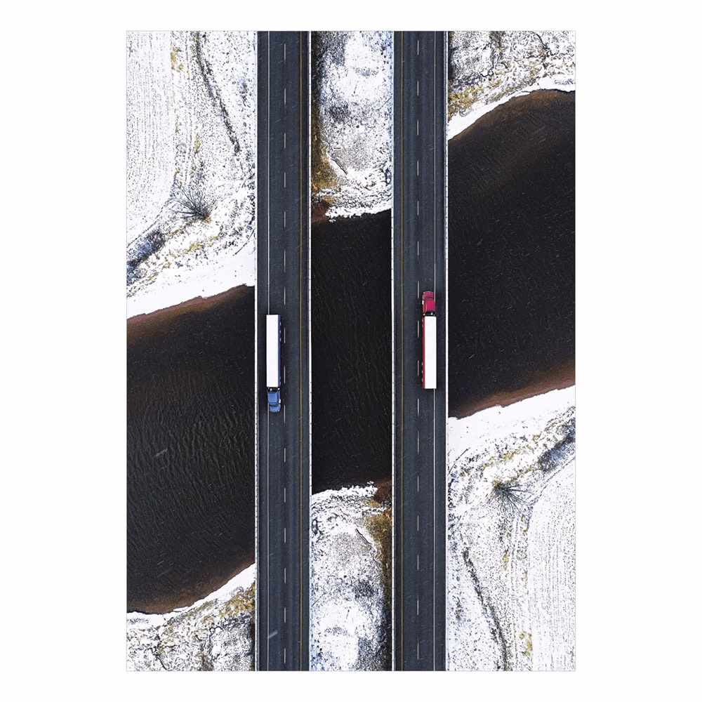 Falinaptár TOPTIMER T092 315x450mm álló World From Above 2027
