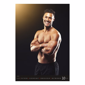 Falinaptár TOPTIMER T092 340x485mm álló Sexy Boys 2026.