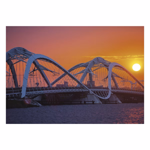 Falinaptár TOPTIMER T092 450x315mm fekvő Bridges 2027