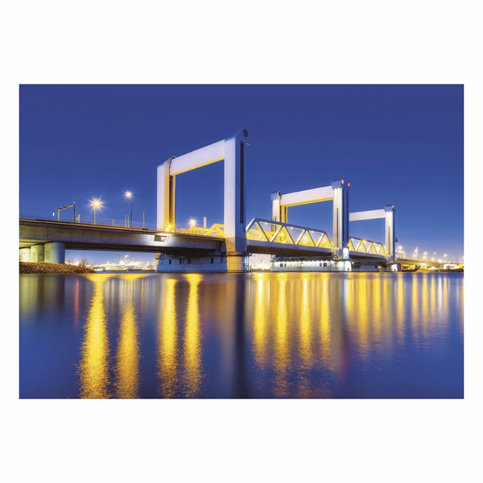 Falinaptár TOPTIMER T092 450x315mm fekvő Bridges 2027