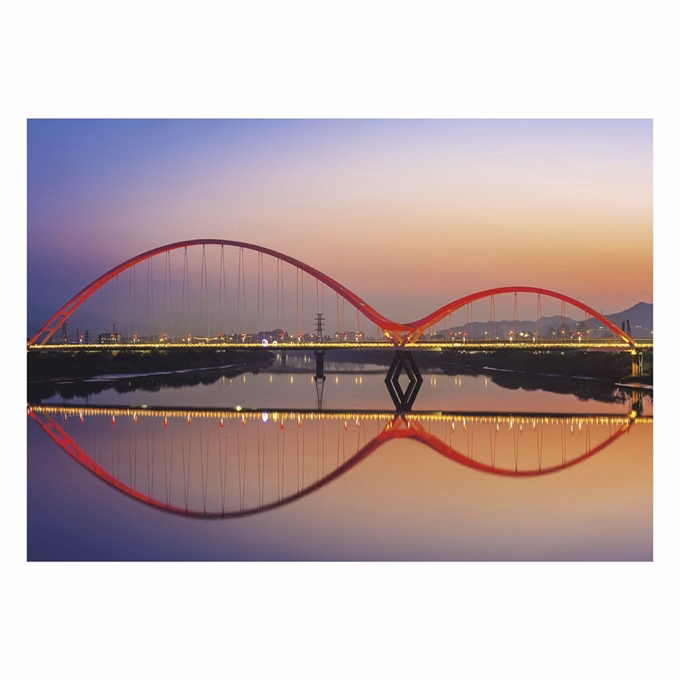 Falinaptár TOPTIMER T092 450x315mm fekvő Bridges 2027