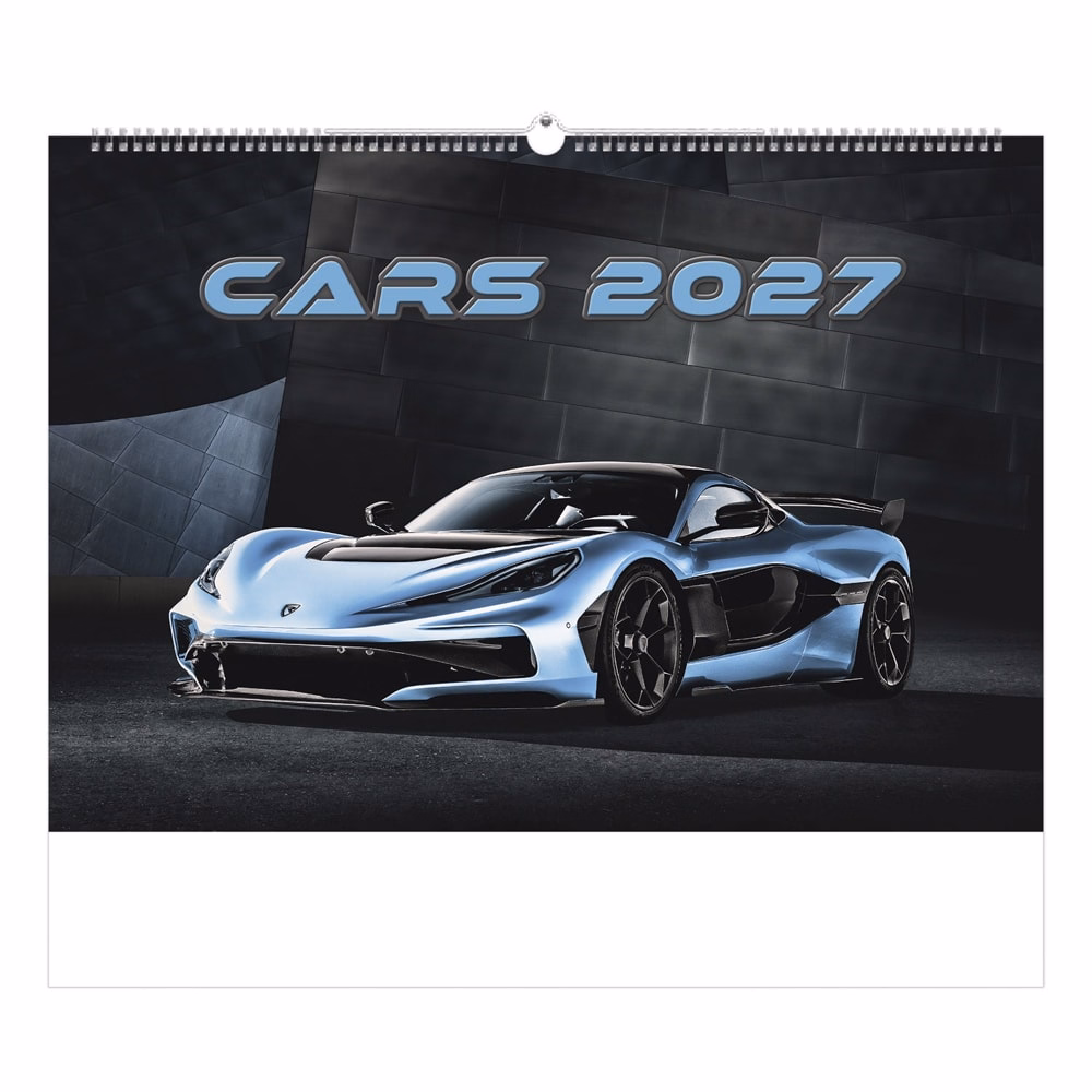 Falinaptár TOPTIMER T092 450x315mm fekvő Cars 2027
