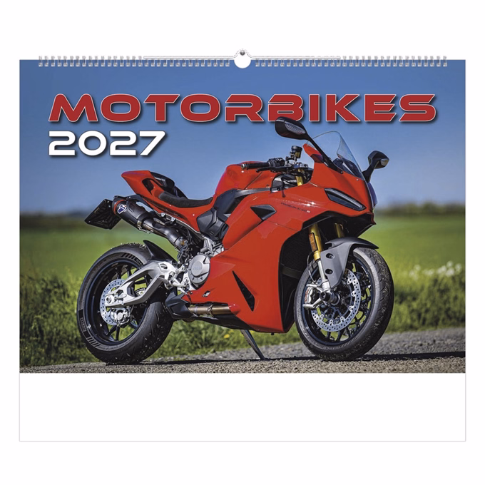 Falinaptár TOPTIMER T092 450x315mm fekvő Motorbikes 2027