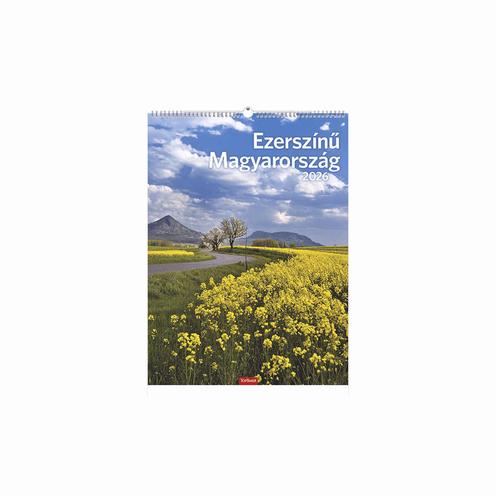 Falinaptár TOPTIMER T093 310x420mm álló Ezerszínű Magyarország 2026.