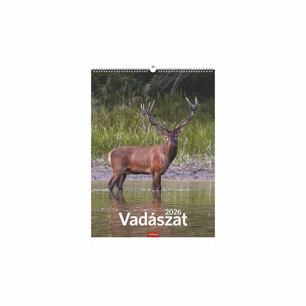 Falinaptár TOPTIMER T093 310x420mm álló Vadászat 2026.