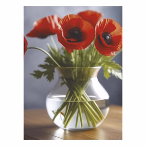 Falinaptár TOPTIMER T093 310x420mm álló Virágcsokrok 2026.