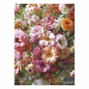 Falinaptár TOPTIMER T093 310x420mm álló Virágcsokrok 2026.