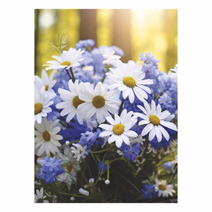 Falinaptár TOPTIMER T093 310x420mm álló Virágcsokrok 2026.