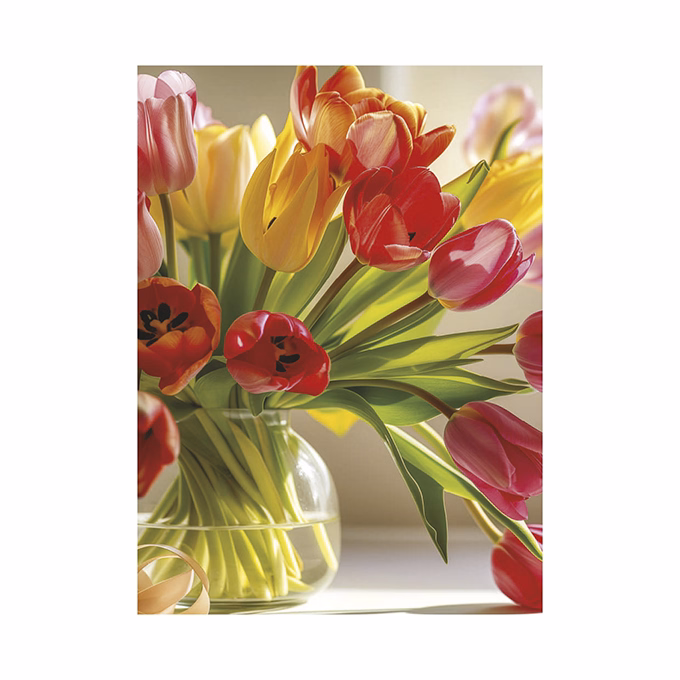 Falinaptár TOPTIMER T093 310x420mm álló Virágcsokrok 2026.