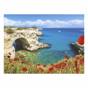 Falinaptár TOPTIMER T093 420x310mm fekvő Beach 2026.