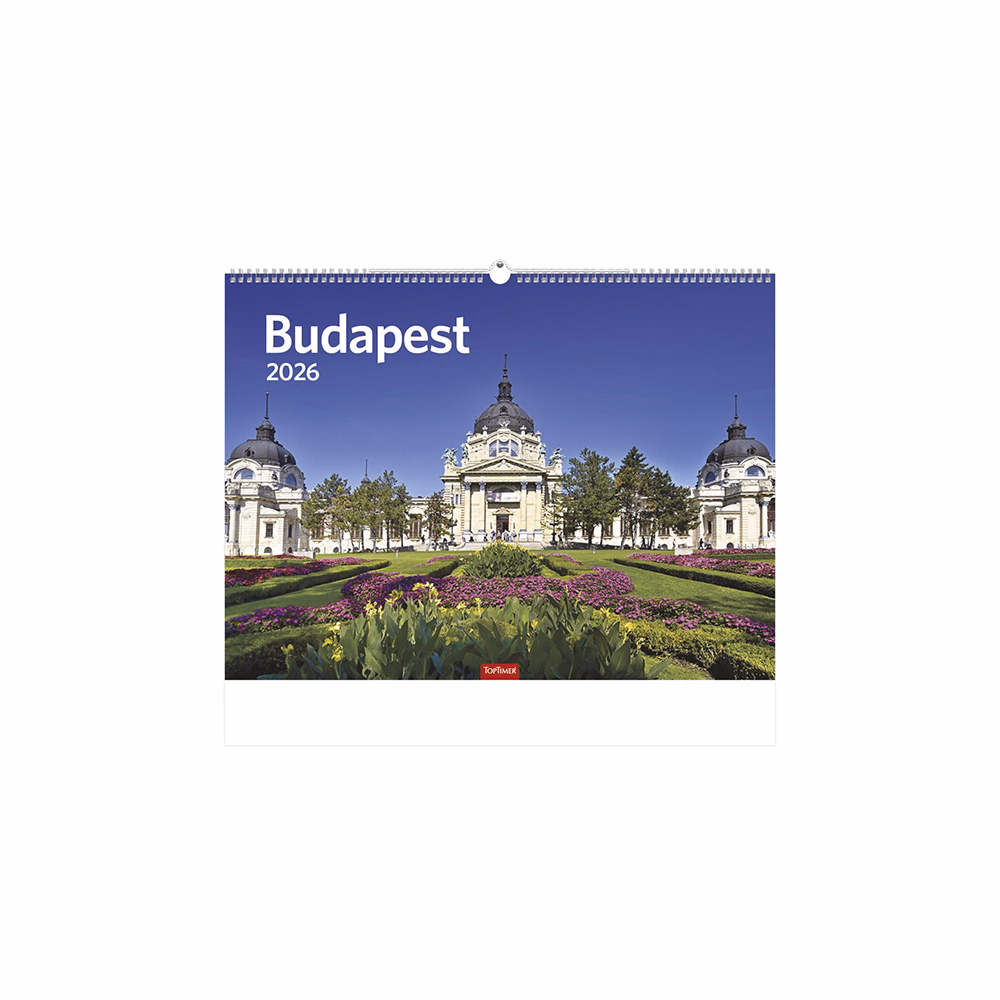 Falinaptár TOPTIMER T093 420x310mm fekvő Budapest 2026.