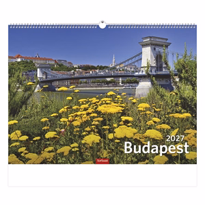 Falinaptár TOPTIMER T093 420x310mm fekvő Budapest 2027