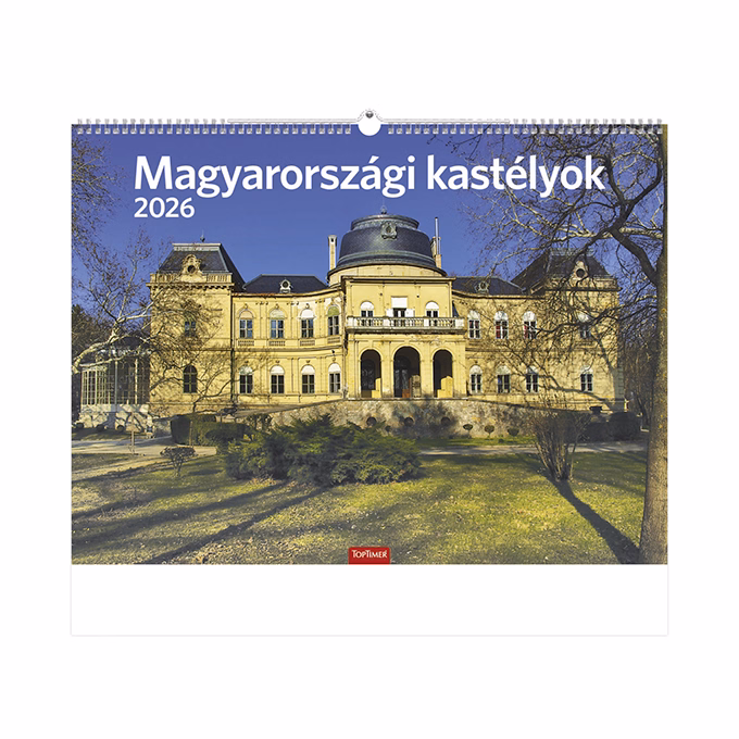 Falinaptár TOPTIMER T093 420x310mm fekvő Magyarországi kastélyok 2026.