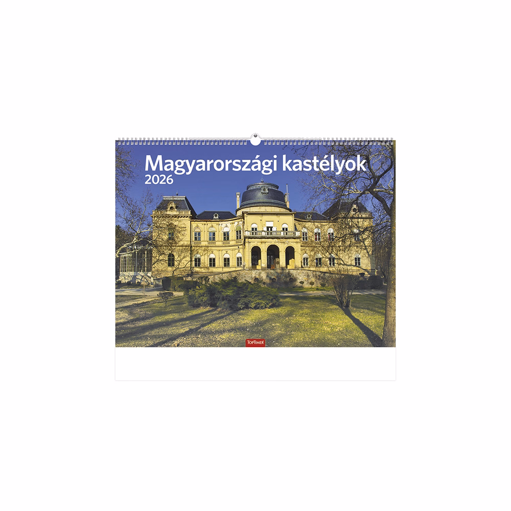 Falinaptár TOPTIMER T093 420x310mm fekvő Magyarországi kastélyok 2026.