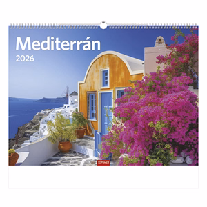 Falinaptár TOPTIMER T093 420x310mm fekvő Mediterrán 2026.