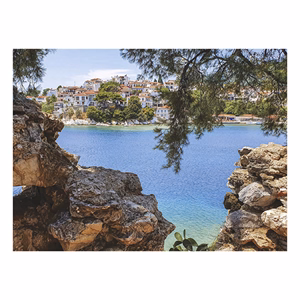 Falinaptár TOPTIMER T093 420x310mm fekvő Mediterrán 2026.
