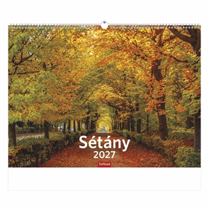 Falinaptár TOPTIMER T093 420x310mm fekvő Sétány 2027