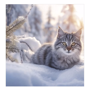 Falinaptár TOPTIMER T094 220x330mm álló Cicák 2026.