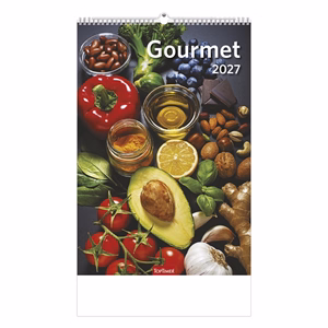 Falinaptár TOPTIMER T094 220x330mm álló Gourmet 2027
