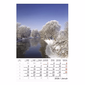 Falinaptár TOPTIMER T094 220x330mm álló Hangulatok 2026.