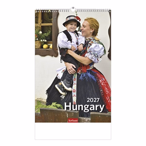 Falinaptár TOPTIMER T094 220x330mm álló Hungary 2027