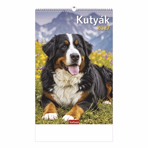 Falinaptár TOPTIMER T094 220x330mm álló Kutyák 2027