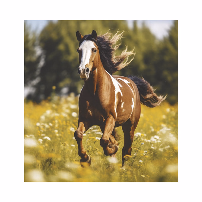 Falinaptár TOPTIMER T094 220x330mm álló Lovak 2026.