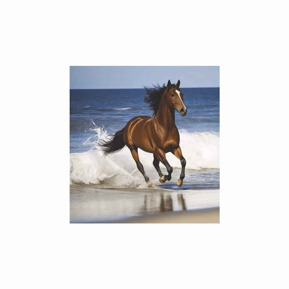 Falinaptár TOPTIMER T094 220x330mm álló Lovak 2026.