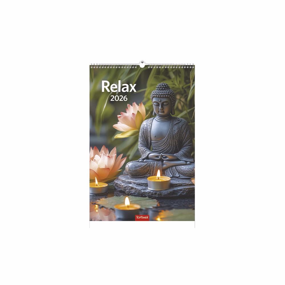 Falinaptár TOPTIMER T094 220x330mm álló Relax 2026. Falinaptár TOPTIMER T094 220x330mm álló Relax 2026.