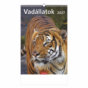Falinaptár TOPTIMER T094 220x330mm álló Vadállatok 2027