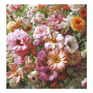 Falinaptár TOPTIMER T094 220x330mm álló Virágcsokrok 2026.