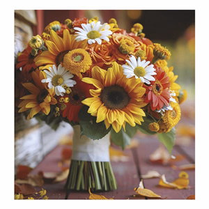 Falinaptár TOPTIMER T094 220x330mm álló Virágcsokrok 2026.