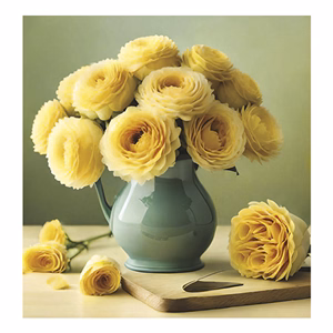 Falinaptár TOPTIMER T094 220x330mm álló Virágcsokrok 2026.