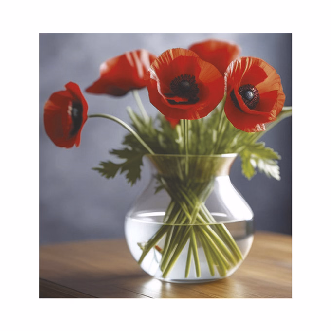 Falinaptár TOPTIMER T094 220x330mm álló Virágcsokrok 2026.