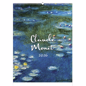 Falinaptár TOPTIMER T096 420x560mm álló Claude Monet 2026.