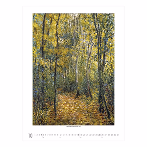 Falinaptár TOPTIMER T096 420x560mm álló Claude Monet 2026.