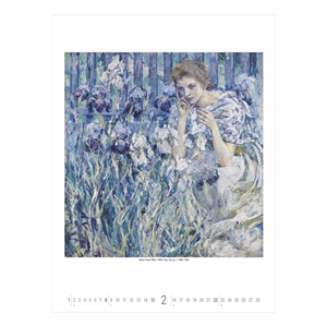 Falinaptár TOPTIMER T096 420x560mm álló Gardens impressionism 2026.