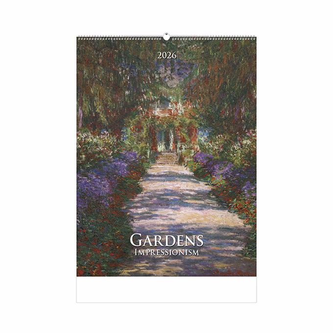 Falinaptár TOPTIMER T096 420x560mm álló Gardens impressionism 2026.