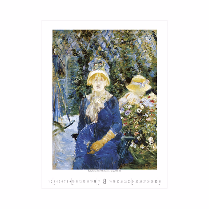 Falinaptár TOPTIMER T096 420x560mm álló Gardens impressionism 2026.