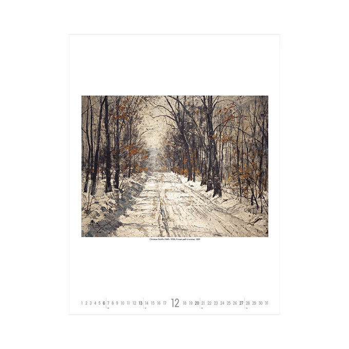 Falinaptár TOPTIMER T096 420x560mm álló Gardens impressionism 2026.