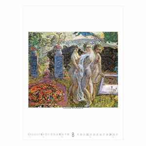 Falinaptár TOPTIMER T096 420x560mm álló Gardens impressionism 2027