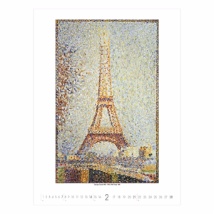 Falinaptár TOPTIMER T096 420x560mm álló Monet to Klee 2027