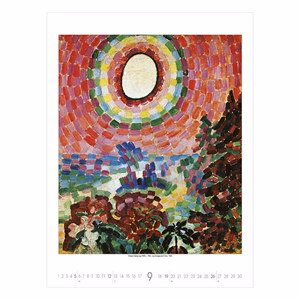 Falinaptár TOPTIMER T096 420x560mm álló Monet to Klee 2027