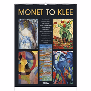 Falinaptár TOPTIMER T096 420x560mm álló Monet to klee 2026.