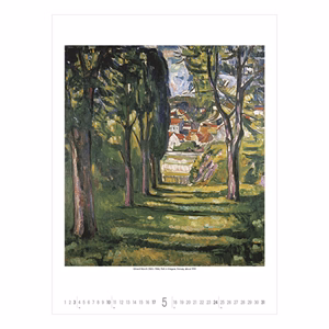 Falinaptár TOPTIMER T096 420x560mm álló Monet to klee 2026.