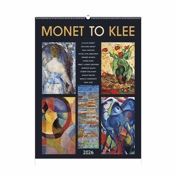 Falinaptár TOPTIMER T096 420x560mm álló Monet to klee 2026.