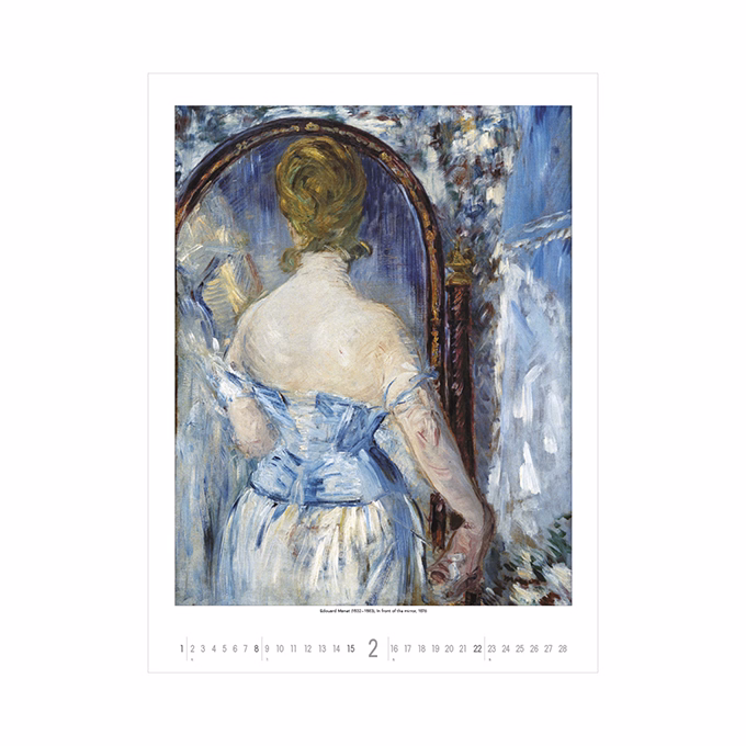 Falinaptár TOPTIMER T096 420x560mm álló Monet to klee 2026.