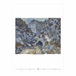 Falinaptár TOPTIMER T096 420x560mm álló Vincent Van Gogh 2026.