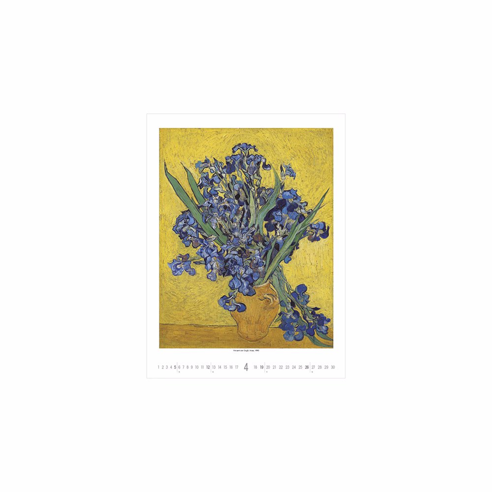 Falinaptár TOPTIMER T096 420x560mm álló Vincent Van Gogh 2026.